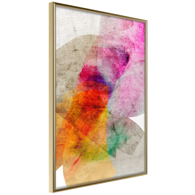 Wall Poster Kaleidoscope - abstract composition of multicolored fabric texture 127522 additionalImage 14