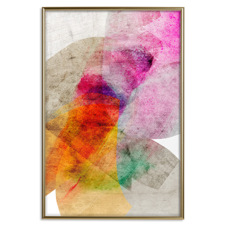 Wall Poster Kaleidoscope - abstract composition of multicolored fabric texture 127522 additionalImage 17