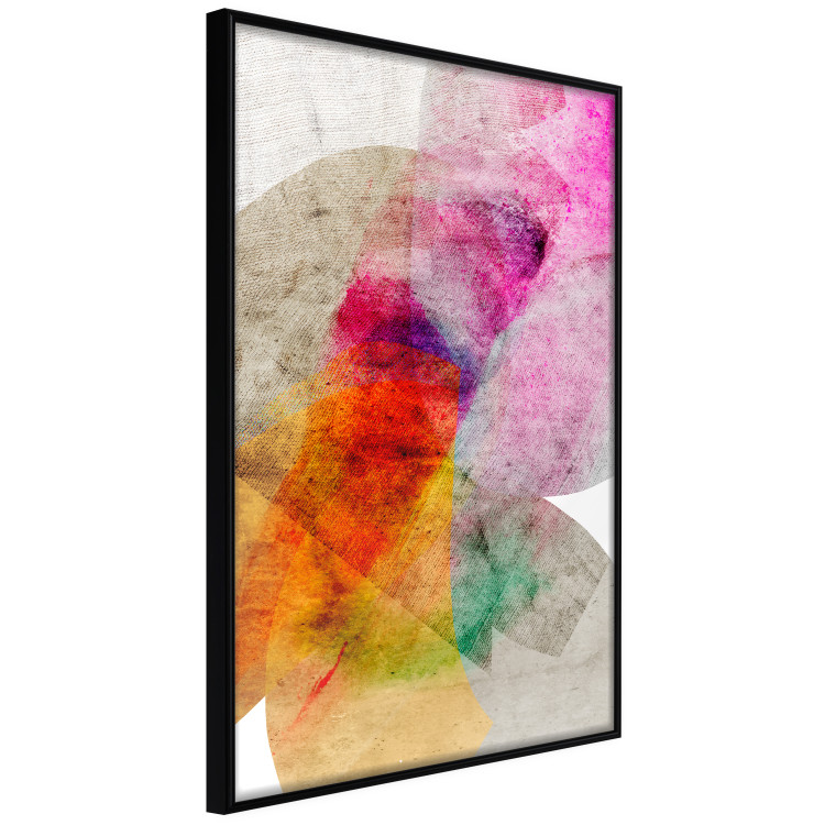 Wall Poster Kaleidoscope - abstract composition of multicolored fabric texture 127522 additionalImage 11