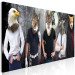 Canvas Animal faces - humen figures with animal heads on moon background 128522 additionalThumb 2