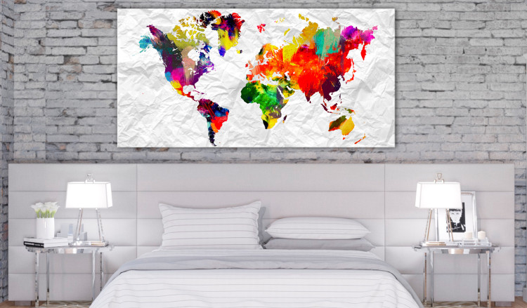 Large canvas print World on Paper II [Large Format] 128722 additionalImage 6