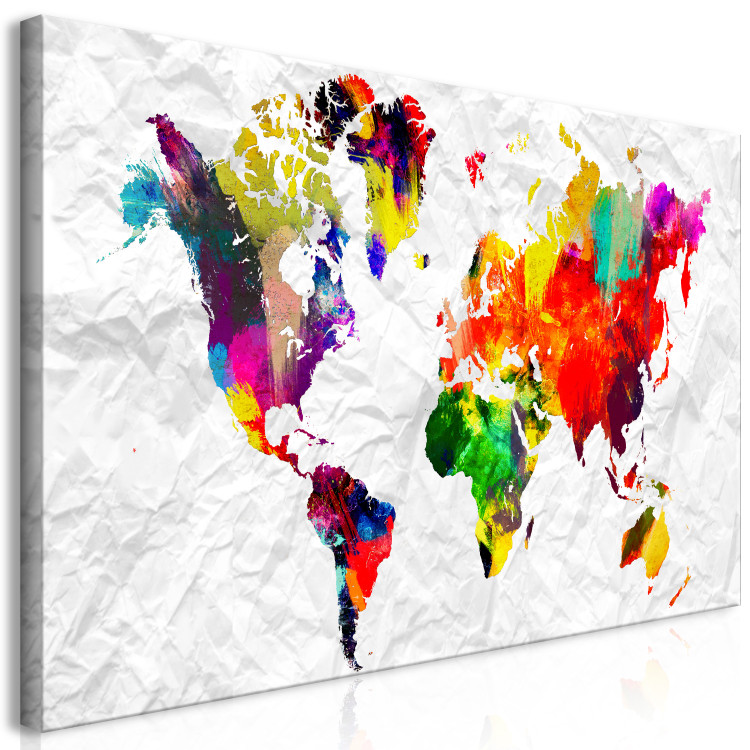 Large canvas print World on Paper II [Large Format] 128722 additionalImage 3