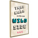 Wall Poster Take Walk on the Wild Side - colorful English text on a beige background 128922 additionalThumb 12