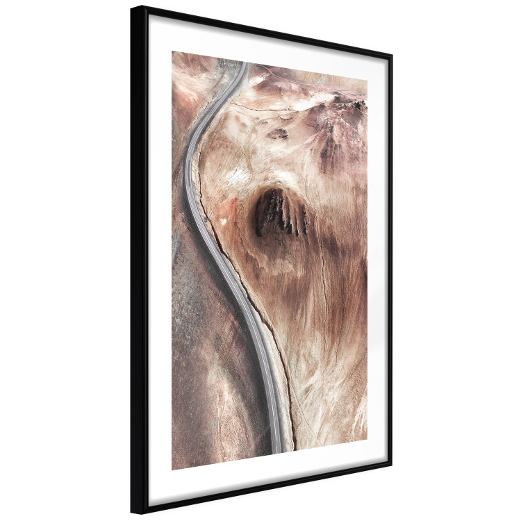 Wall Poster Mountain Serpentine - abstract brown texture in artistic style 129722 additionalImage 6