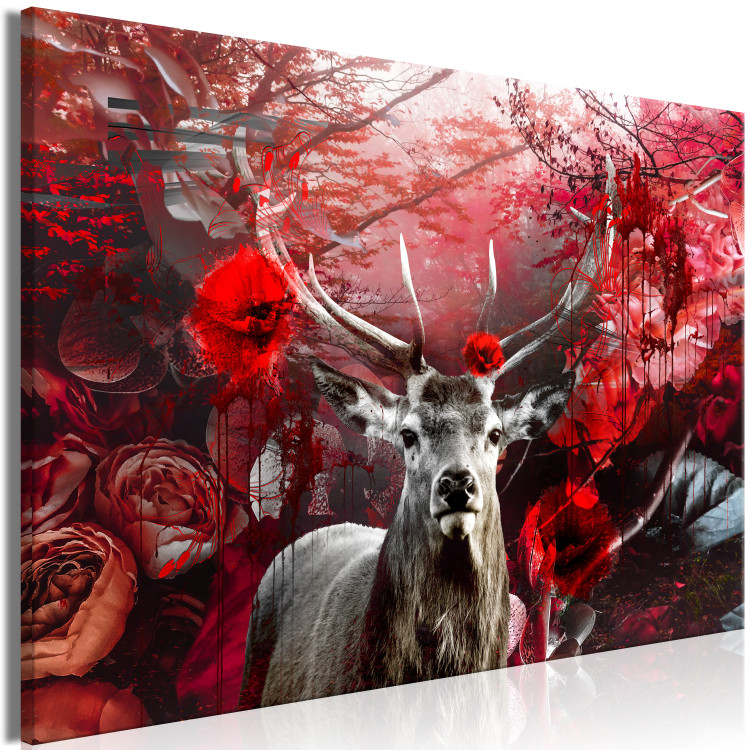 Large canvas print Purple Deer [Large Format] 131522 additionalImage 3