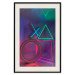 Wall Poster Winning Zone - geometric figures with colorful neon inserts 131922 additionalThumb 19