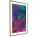 Wall Poster Winning Zone - geometric figures with colorful neon inserts 131922 additionalThumb 9