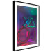 Wall Poster Winning Zone - geometric figures with colorful neon inserts 131922 additionalThumb 8