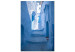 Canvas Print Architecture of Blue (1-piece) Vertical - Arab stairs in Morocco 134722