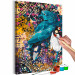 Paint by number Blue Arabesque Parrot 138422 additionalThumb 4