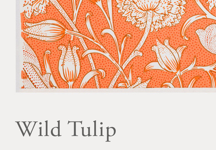 Canvas Art Print William Morris Tulips (1-piece) Vertical - floral composition 142822 additionalImage 4