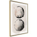 Wall Poster Two Moons - Expressive Circles in Beige and Black Tones 145322 additionalThumb 10