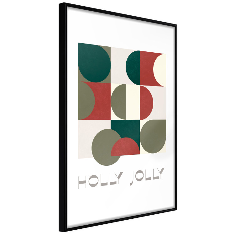 Wall Poster Holly Jolly - Geometric Shapes in Festive Colors 148022 additionalImage 5