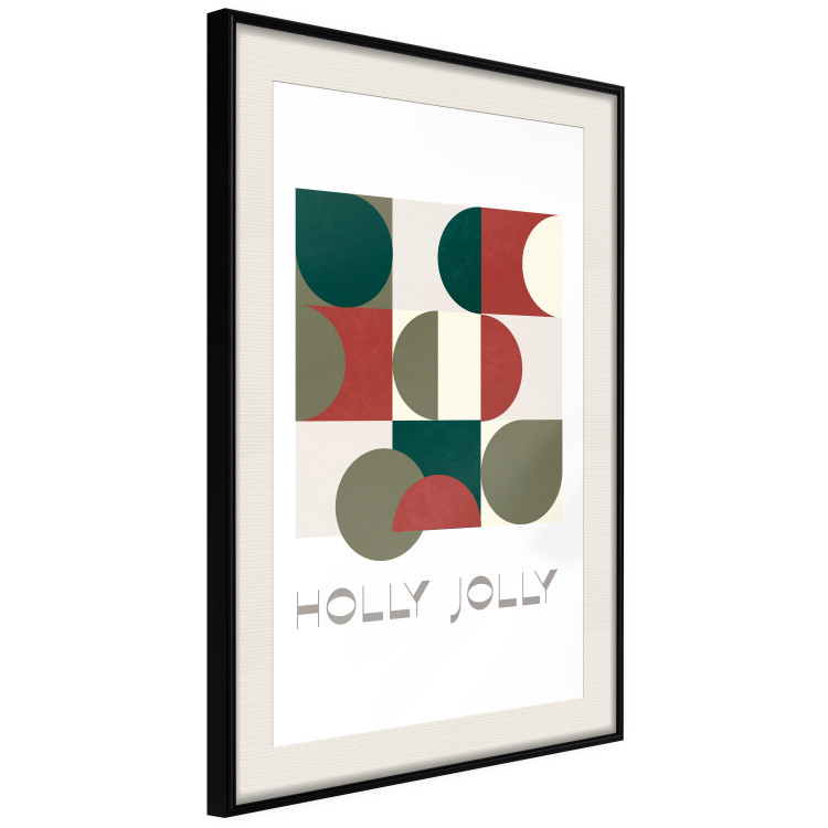 Wall Poster Holly Jolly - Geometric Shapes in Festive Colors 148022 additionalImage 9