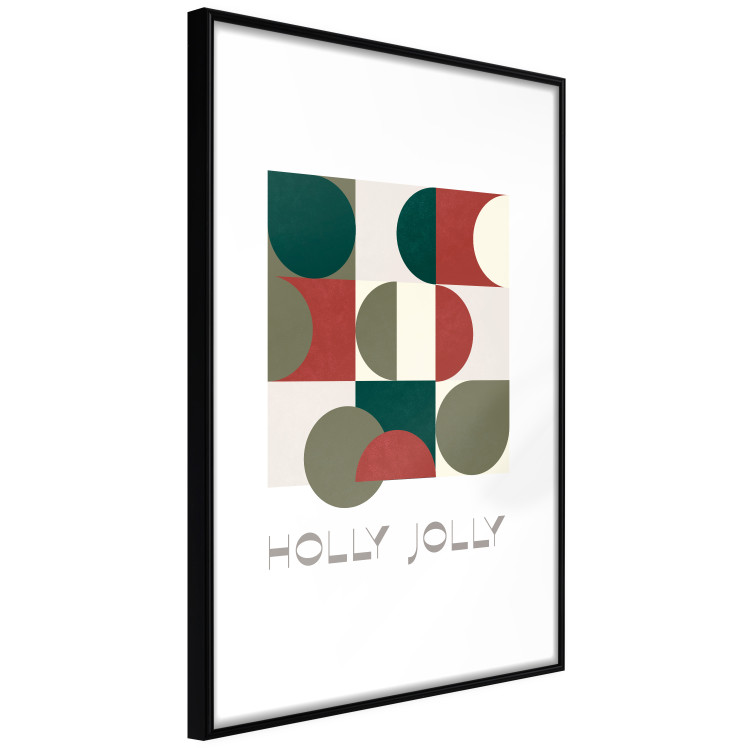 Wall Poster Holly Jolly - Geometric Shapes in Festive Colors 148022 additionalImage 8