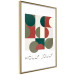 Wall Poster Holly Jolly - Geometric Shapes in Festive Colors 148022 additionalThumb 6