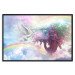 Poster Unicorn and Magic Tree - Fantasy and Rainbow Land in the Clouds 148822 additionalThumb 19