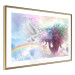 Poster Unicorn and Magic Tree - Fantasy and Rainbow Land in the Clouds 148822 additionalThumb 7