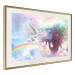 Poster Unicorn and Magic Tree - Fantasy and Rainbow Land in the Clouds 148822 additionalThumb 9