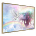 Poster Unicorn and Magic Tree - Fantasy and Rainbow Land in the Clouds 148822 additionalThumb 5
