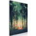 Canvas Camping in the Forest - Night Sky With Constellations Among the Trees 149822 additionalThumb 2
