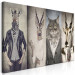 Large canvas print Portrait of Four Animals II [Large Format] 150822 additionalThumb 3