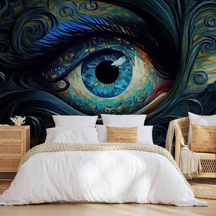 Wall Mural Blue Eye - A Composition Inspired by Van Gogh’s Starry Night 151022 additionalImage 2