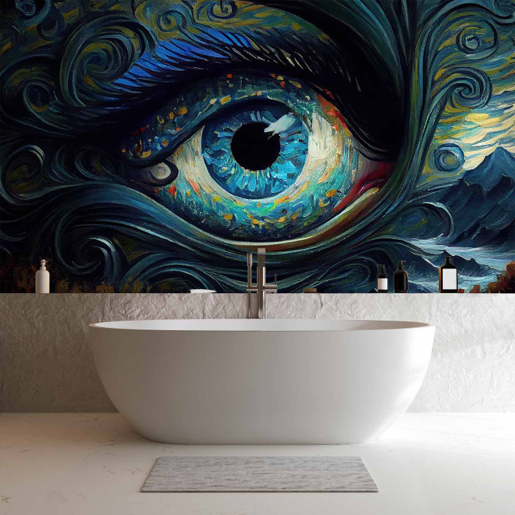 Wall Mural Blue Eye - A Composition Inspired by Van Gogh’s Starry Night 151022 additionalImage 8