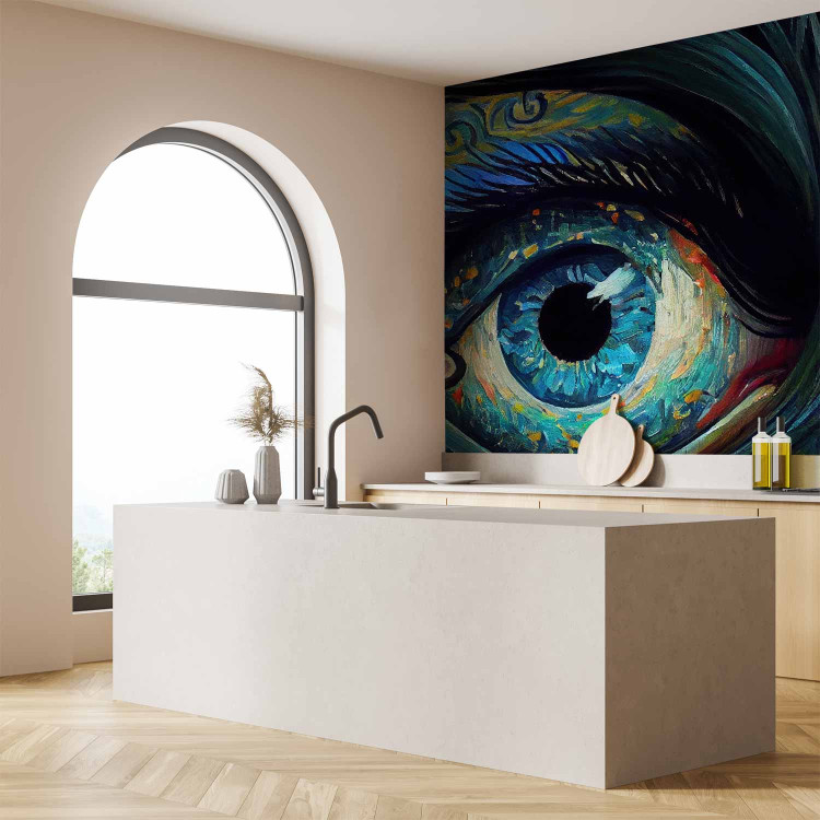 Wall Mural Blue Eye - A Composition Inspired by Van Gogh’s Starry Night 151022 additionalImage 7