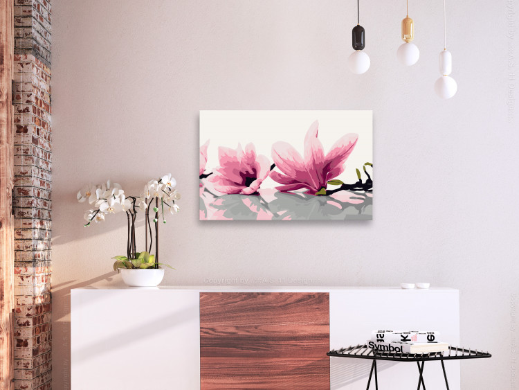 Paint by number Magnolia (White Background) 107332 additionalImage 2