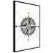 Poster Compass - black and white composition with Scandinavian-style text 114632 additionalThumb 12
