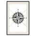 Poster Compass - black and white composition with Scandinavian-style text 114632 additionalThumb 18