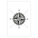 Poster Compass - black and white composition with Scandinavian-style text 114632 additionalThumb 19