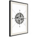 Poster Compass - black and white composition with Scandinavian-style text 114632 additionalThumb 3