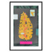 Poster Golden Leaf - colorful abstract composition with a plant motif 116932 additionalThumb 17