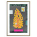 Poster Golden Leaf - colorful abstract composition with a plant motif 116932 additionalThumb 14