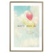 Wall Poster Don't grow up - English text on a background of colorful balloons and sky 117032 additionalThumb 16