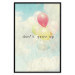Wall Poster Don't grow up - English text on a background of colorful balloons and sky 117032 additionalThumb 18