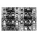 Poster Brick Apartment - black and white architectural shot in New York City 117232