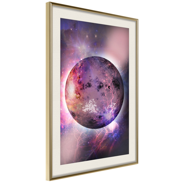 Wall Poster Unknown Planet - cosmos and stars in a unique colorful abstraction 118332 additionalImage 2
