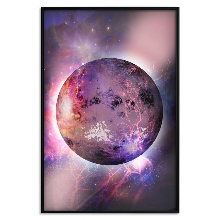Wall Poster Unknown Planet - cosmos and stars in a unique colorful abstraction 118332 additionalImage 24