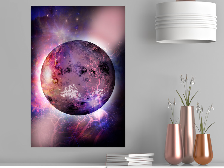 Wall Poster Unknown Planet - cosmos and stars in a unique colorful abstraction 118332 additionalImage 23
