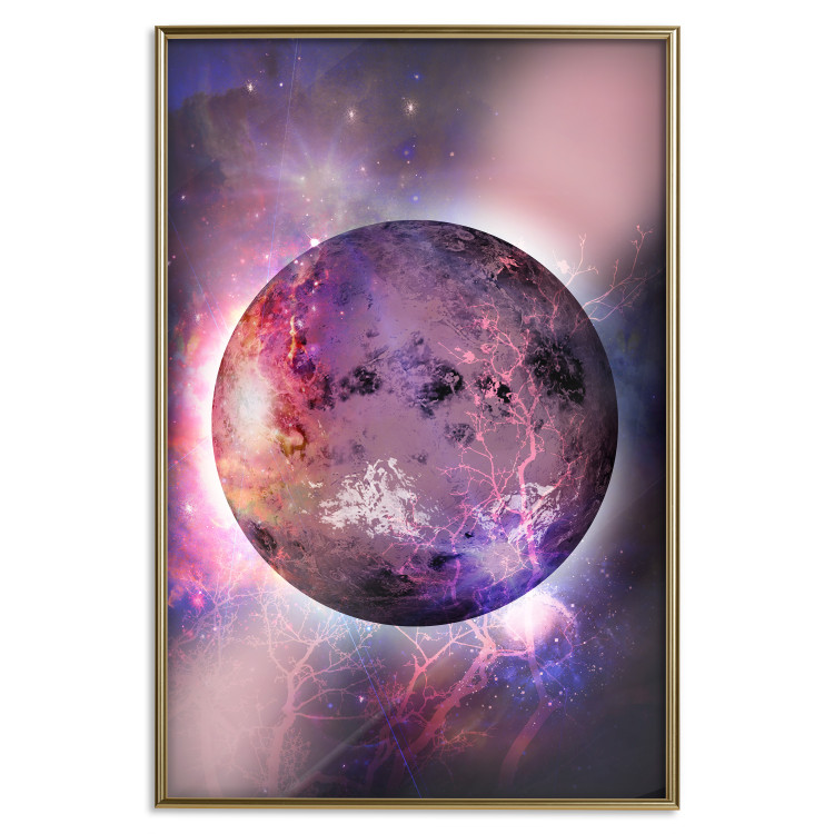 Wall Poster Unknown Planet - cosmos and stars in a unique colorful abstraction 118332 additionalImage 20