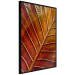 Wall Poster September Dusk - detailed leaf texture in autumn colors 123932 additionalThumb 9
