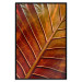 Wall Poster September Dusk - detailed leaf texture in autumn colors 123932 additionalThumb 16
