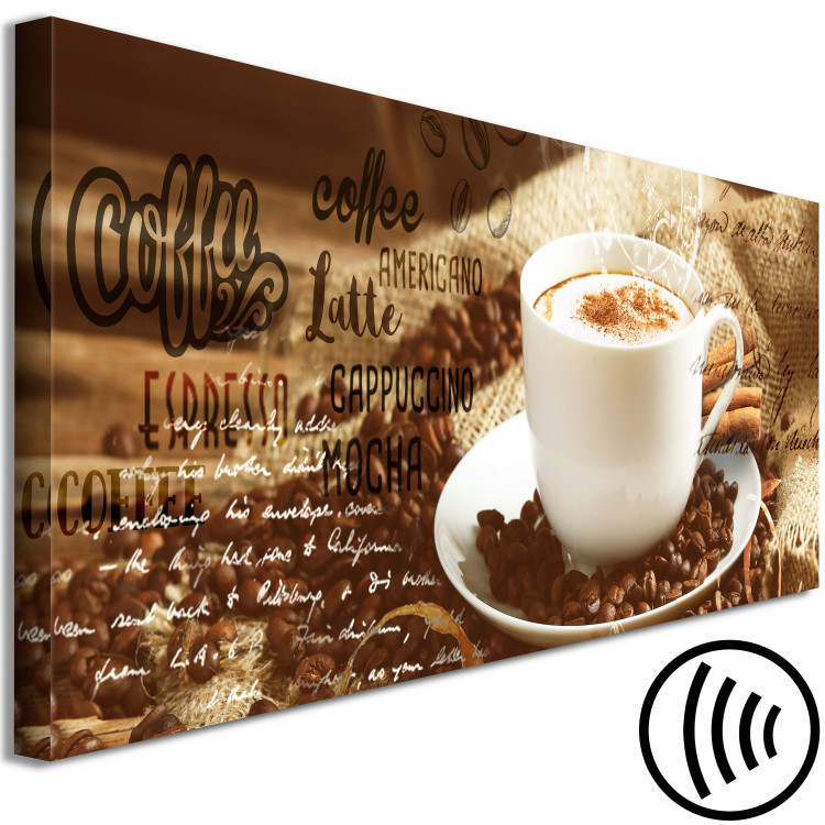 Canvas Art Print Aromatic Composition (1-part) narrow - second variant - coffee 129132 additionalImage 6