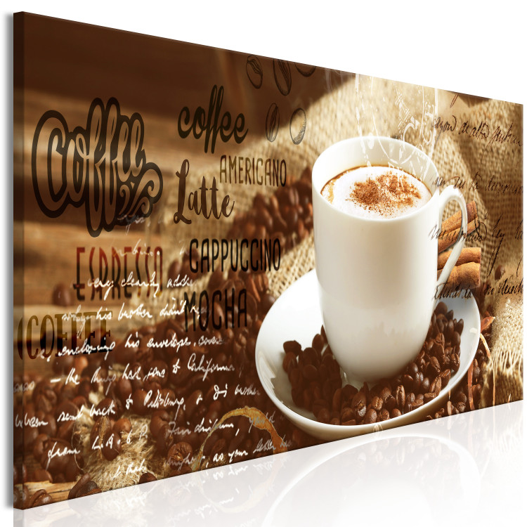 Canvas Art Print Aromatic Composition (1-part) narrow - second variant - coffee 129132 additionalImage 2