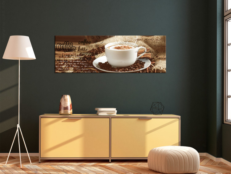 Canvas Art Print Aromatic Composition (1-part) narrow - second variant - coffee 129132 additionalImage 3