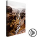 Canvas River of Time (1-piece) Vertical - river and mountain canyon landscape 130232 additionalThumb 6