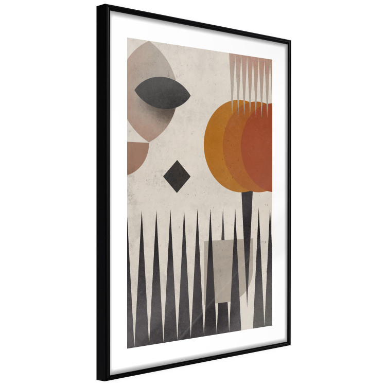 Wall Poster Sun Behind Mountains - colorful geometric figures in an abstract style 134832 additionalImage 8